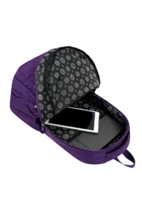 Çantaland Luxury and Multi-Pocketed Waterproof Crinkle School Bag, Crinkle Backpack with Monkey Keychain Gift - Image 5