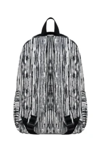 Çantaland Luxury Patterned High School and Secondary School Backpack, Patterned School Bag, Monkey Keychain Gift - Image 5