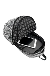 Çantaland Luxury Patterned High School and Secondary School Backpack, Patterned School Bag, Monkey Keychain Gift - Image 6
