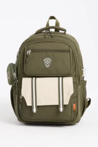 Roxbros Functional Khaki Backpack - Compatible with Primary, Secondary and High School 42x35cm - Image 2