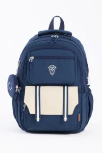 Roxbros Functional Navy Blue Backpack - Compatible with Primary, Secondary and High School 42x35cm - Image 2