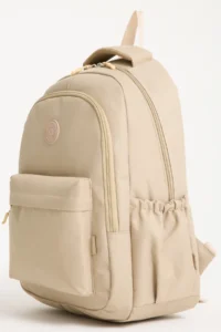 Roxbros School Backpack  Beige with Laptop Compartment Primary - Middle & High School - 42x35cm - Image 3