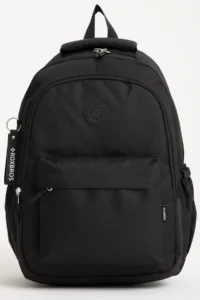 Roxbros School Backpack Black with Laptop Compartment Primary - Middle & High School - 42x35cm