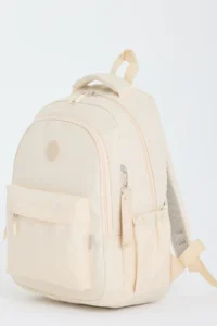 Roxbros School Backpack Cream with Laptop Compartment Primary - Middle & High School - 42x35cm - Image 2