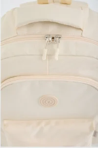 Roxbros School Backpack Cream with Laptop Compartment Primary - Middle & High School - 42x35cm - Image 3