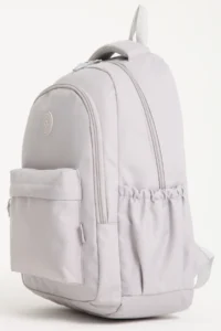 Roxbros School Backpack Gray with Laptop Compartment Primary - Middle & High School - 42x35cm - Image 3