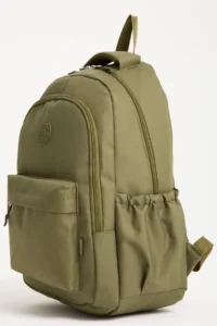 Roxbros School Backpack Khaki with Laptop Compartment Primary - Middle & High School - 42x35cm - Image 3