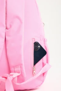 Roxbros School Backpack with Laptop Compartment Light Pink Primary - Middle & High School - 42x35cm - Image 5