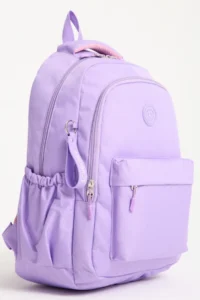 Roxbros School Backpack Lilac with Laptop Compartment Primary - Middle & High School - 42x35cm - Image 2