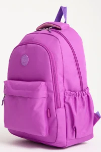 Roxbros School Backpack PURPLE with Laptop Compartment Primary - Middle & High School - 42x35cm - Image 3