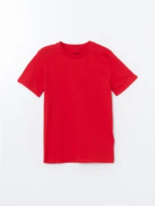 LCW Kids Red Crew Neck Boys' T-Shirt - Image 3