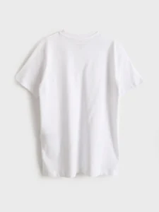 LCW Kids White Crew Neck Boys' T-Shirt - Image 3