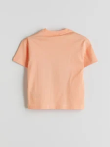 LCW Kids Orange Crew Neck Printed Boys' T-Shirt - Image 3