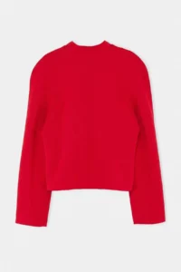 Drop by TrendyolMilla Red Napolyon Embroidered buttoned Short Jacket - Image 6