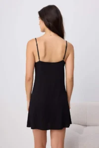 TRENDYOLMİLLA Black 4 Sets Lace and Satin Detailed Viscose Knitting Pajama Set - Image 8