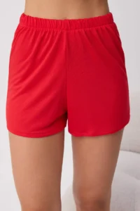 TRENDYOLMİLLA Red 3 Sets Viscose Knitting Pajama Set - Image 5