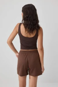 TRENDYOLMİLLA Black-Gray-Brown Beli tied up Shorts & Bermuda - Image 10