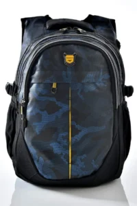 Relaxion Camo Patterned School Backpack BLUE Size 40x26cm - Image 2