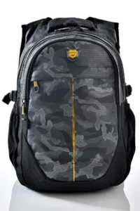 Relaxion Gray Camo Patterned School Backpack Size 40x26cm - Image 2