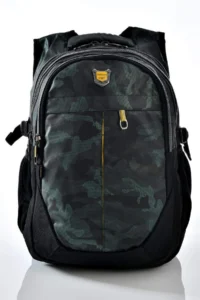 Relaxion Camo Patterned School Backpack Khaki Size 40x26cm - Image 2