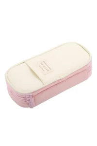 QUEVİLİY Pen Holder Pencil Case multi-functional school pencil holder canvas 7 color options - Image 4