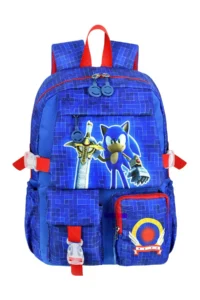 Waddell Korean Style Sonic Themed Primary School Boys Backpack, Thermal Lunch Bag and Pen Holder - Image 4