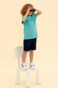 US Polo Assn. Kids MINT Green Crew Neck T-Shirt - Image 2