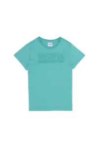 US Polo Assn. Kids MINT Green Crew Neck T-Shirt - Image 3