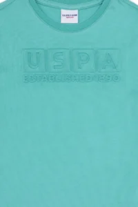 US Polo Assn. Kids MINT Green Crew Neck T-Shirt - Image 5