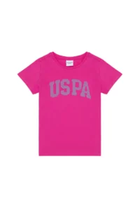 US Polo Assn. Girls' Fuchsia Basic T-Shirt