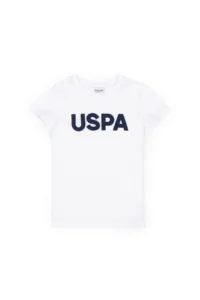 US Polo Assn. Boys' WHITE Basic Crew Neck T-Shirt - Image 2