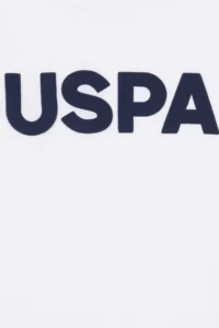 US Polo Assn. Boys' WHITE Basic Crew Neck T-Shirt - Image 4