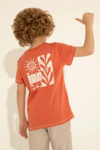 US Polo Assn. Boys' Powder PINK Crew Neck T-Shirt - Image 2
