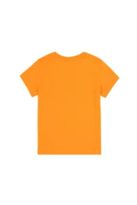 US Polo Assn. Boys' Orange Basic Crew Neck T-Shirt - Image 2