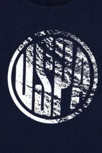 US Polo Assn. Boys' NAVY BLUE Basic Crew Neck T-Shirt - Image 3