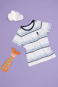 US Polo Assn. Boys' WHITE Crew Neck T-Shirt