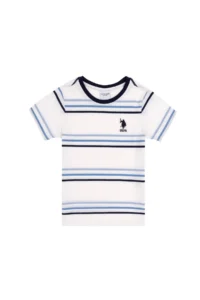 US Polo Assn. Boys' WHITE Crew Neck T-Shirt - Image 2