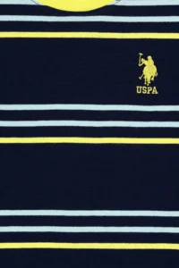US Polo Assn. Boys' NAVY BLUE Crew Neck T-Shirt - Image 3