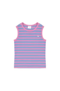 US Polo Assn. Girls' DARK BLUE Crew Neck Sleeveless T-Shirt - Image 3