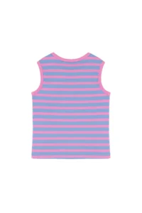 US Polo Assn. Girls' DARK BLUE Crew Neck Sleeveless T-Shirt - Image 4