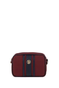 US Polo Assn. Women Burgundy Crossbody Bag - Image 3