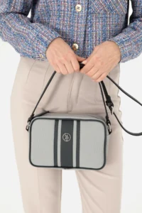US Polo Assn. Women Gray Crossbody Bag - Image 2