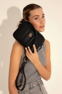 US Polo Assn. Women Black Crossbody Bag