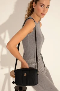 US Polo Assn. Women Black Crossbody Bag - Image 2