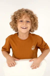 US Polo Assn. Boys' Coconut comfort Basic Crew Neck T-Shirt