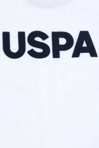 US Polo Assn. Boys' WHITE Basic Crew Neck T-Shirt - Image 4