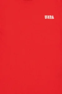 US Polo Assn. Boys' Red Crew Neck T-Shirt - Image 5