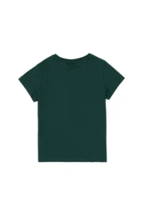 US Polo Assn. Boys' dark Green Crew Neck T-Shirt - Image 2