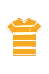 US Polo Assn. Boys' Orange Crew Neck T-Shirt - Image 4