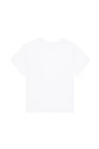 US Polo Assn. Boys' WHITE Oversized Crew Neck T-Shirt - Image 5